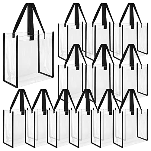 Saintrygo 12-Pack Clear Tote Bags