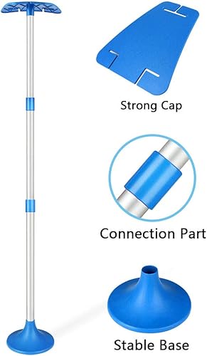 Miniatura 3 de iCOVER Boat Cover Support Pole-Height Adjustable Aluminum Telescoping Pole and Webbing Strap Prevent Water from Sagging