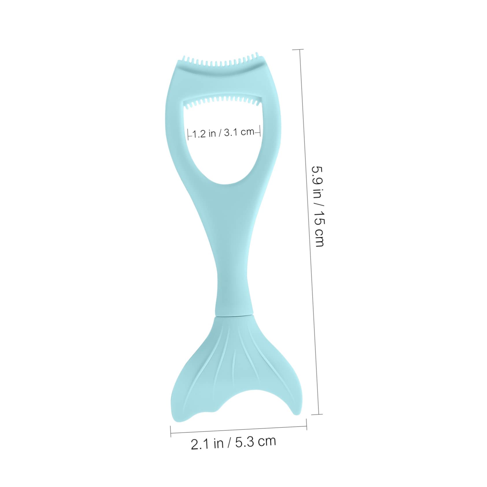 HAPINARY Essential Makeup Kit 3pcs Mascara Shield Eyelash Comb Mermaid Design for Beginners