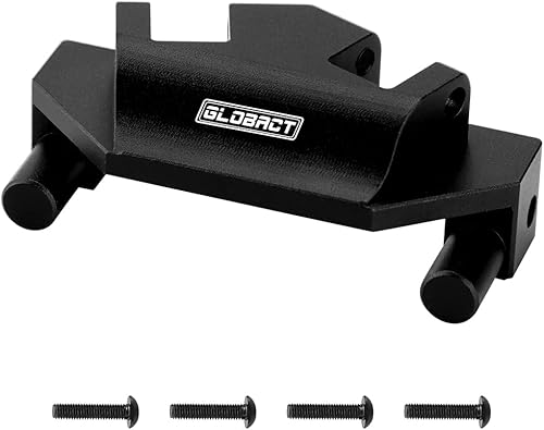 GLOBACT Elevador de enlace trasero de aluminio para 110 Axial Capra 1.9 UTB Ejes Actualización Accesorios (negro)