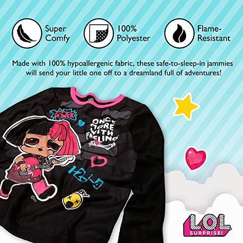 L.O.L. Surprise! Girls' 2-Piece Loose-fit Pajama Set, Soft & Cute for Kids3