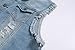 NASKY Chaleco Vaquero Hombre Sin Mangas Chaqueta con Capucha (Azul Claro, x-Large)