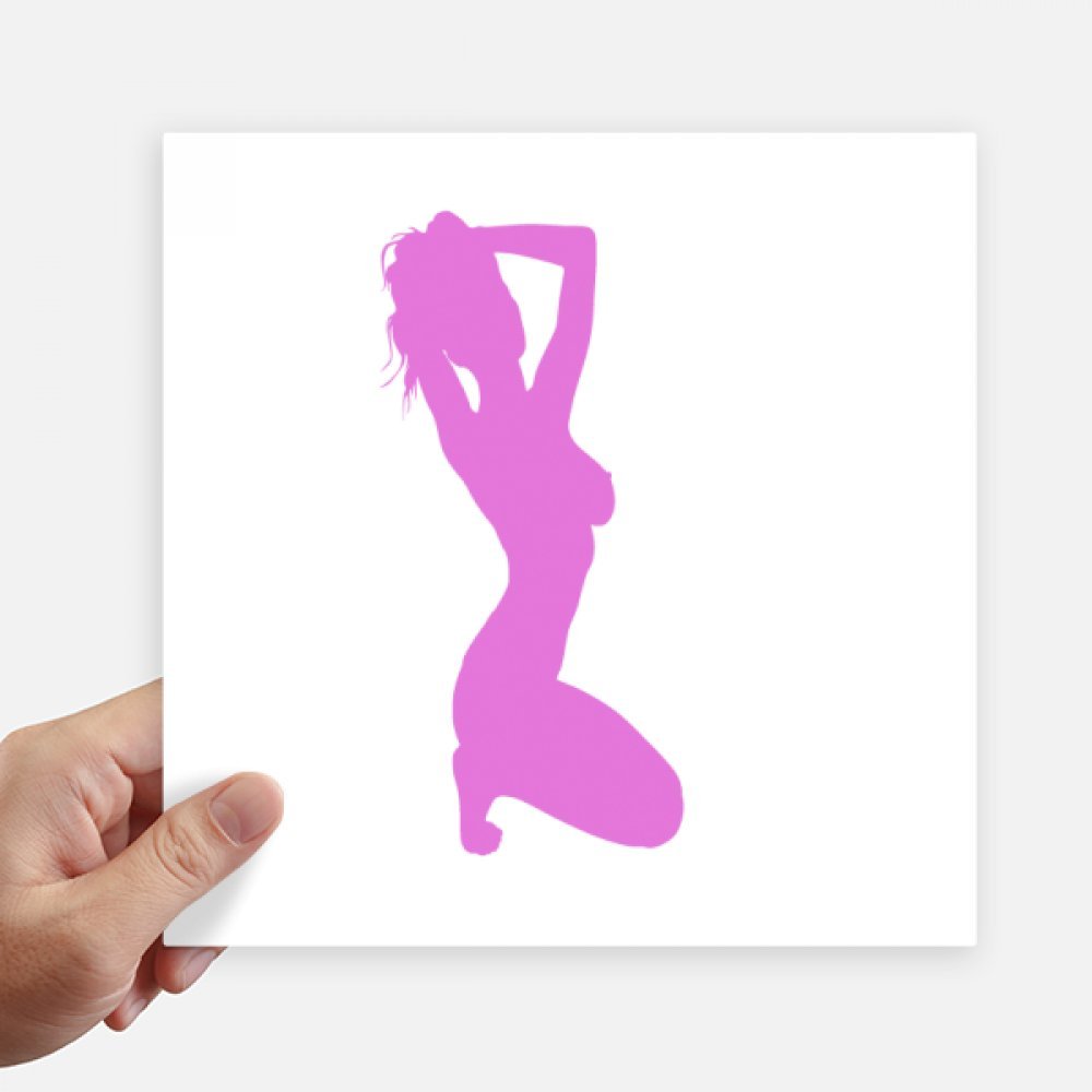 Stickers cuadrados de mujer de 20cm vinilos decorativos DIYthinker para pared y maleta