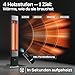 VASNER HeatTower Wärmestrahler – Infrarot Standheizstrahler 2500 Watt - Heizstrahler Terrasse elektrisch 4 Heizstufen - Elektro Heizstrahler Outdoor - Terrassenstrahler Infrarot inkl. Fernbedienung