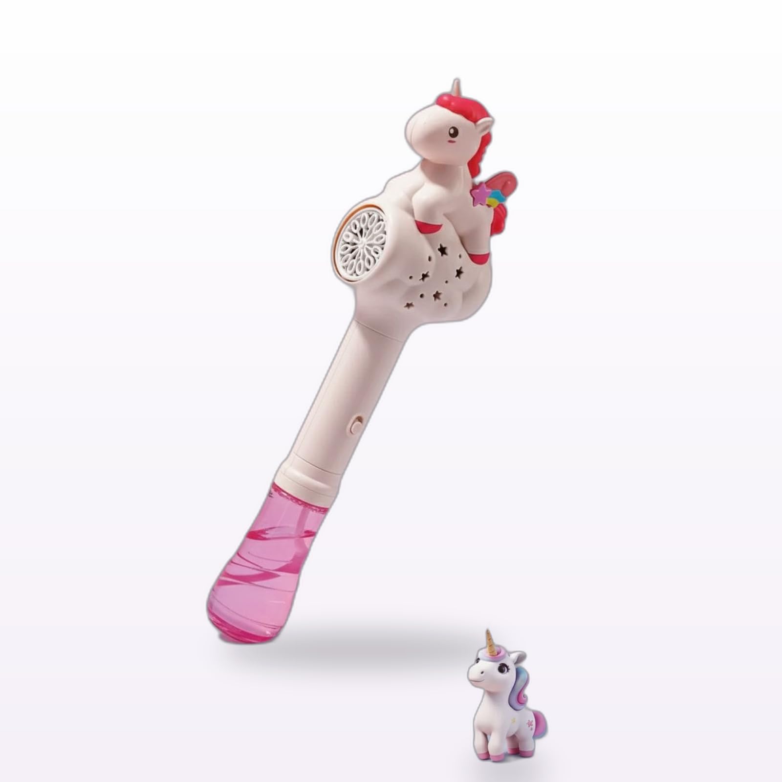 House of Mary Unicorn Bubble Blower Wand – Automatic Bubble Machine with LED Light & Music for Kids, Birthday Gift for Girls 3+ Years-picture-32