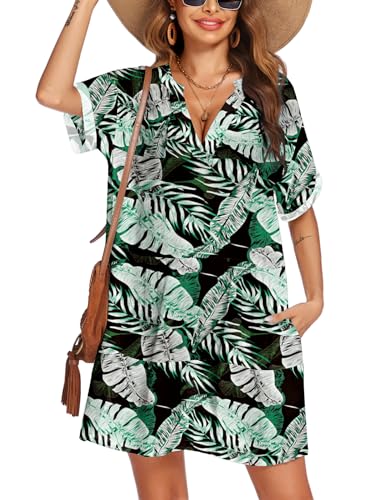 Traje de baño para mujer AI'MAGE y salida de baño acampanado con bolsillos talla S