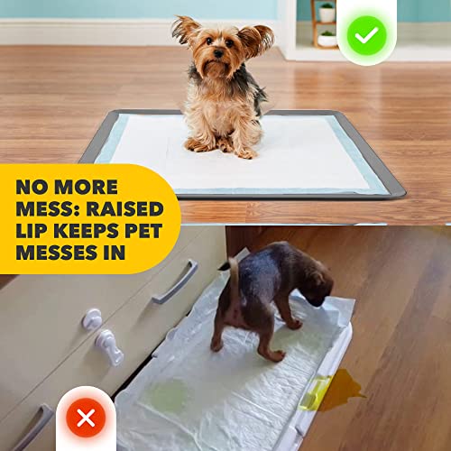 image for Skywin TidyFriend Dog Pee Pad Holder Tray Fits for 24” x 24” Wee W