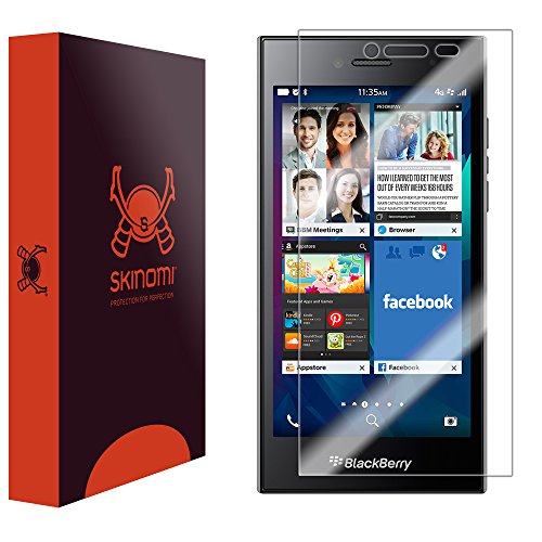 BlackBerry Leap Screen Protector (Full Coverage), Skinomi® TechSkin