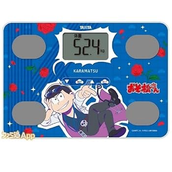 おそ松さん × タニタ 体組シェー計 一松 体重計 Amazon.co.jp: TANITA おそ松さんオリジナル体組シェー計 カラ松