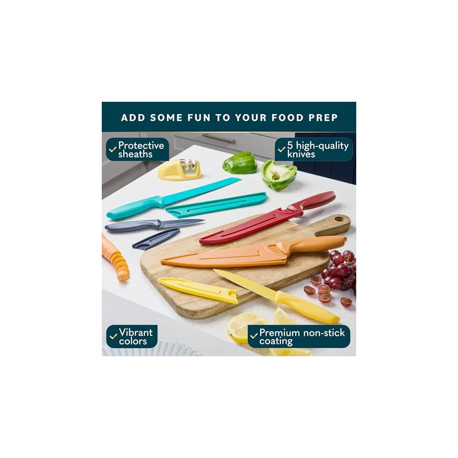 Home-Hero-11-Pcs-Kitchen-Knife-Set-23-Pcs-Pots-and-Pans-Set-Non-Stick Home Hero 11 Pcs Kitchen Knife Set + 23 Pcs Pots and Pans Set Non Stick