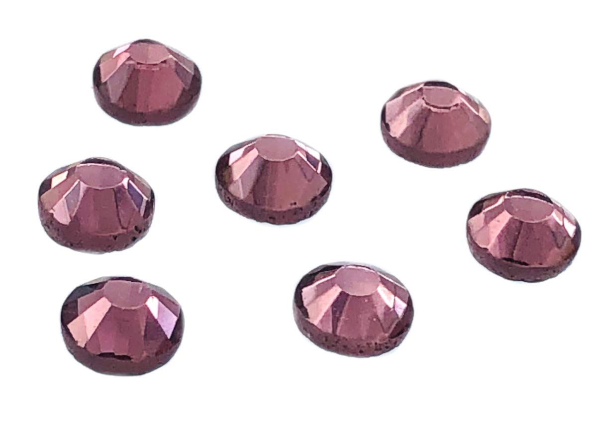 Pack of 1440 Gems, Light Amethyst - Lilac ss10 (3mm) EIMASS® 7767 DMC Range Hot Fix Flat Back Rhinestones, Glass Diamantes, Iron on Glass Crystals