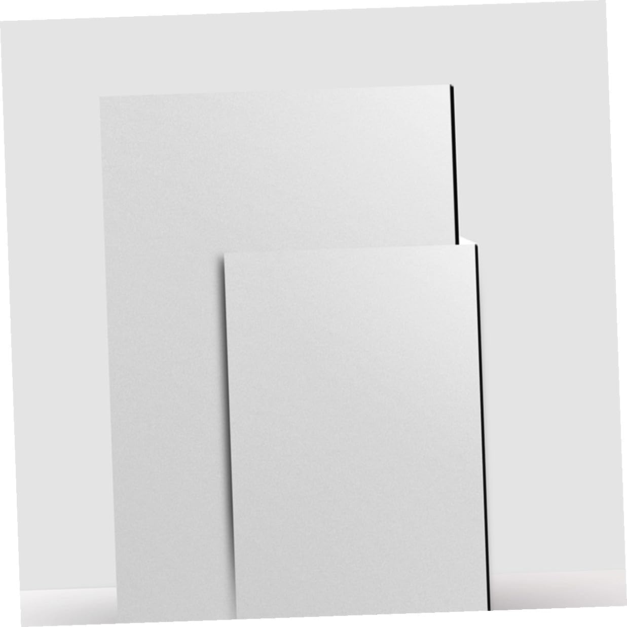 NOLITOY Folding Reflective Board Photography Backdrop Board with Silver Black White Surfaces, Portable Thickened Photo Background Reflector for Studio and Outdoor Lighting