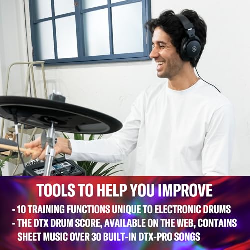 Image of Yamaha DTX6K5-M Electronic Drum Kit With Large-Diameter 2-Ply Mesh Pads