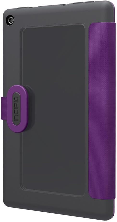 Incipio Clarion Folio Fire HD 8 Case (Previous Generation - 2015 release), Plum Purple