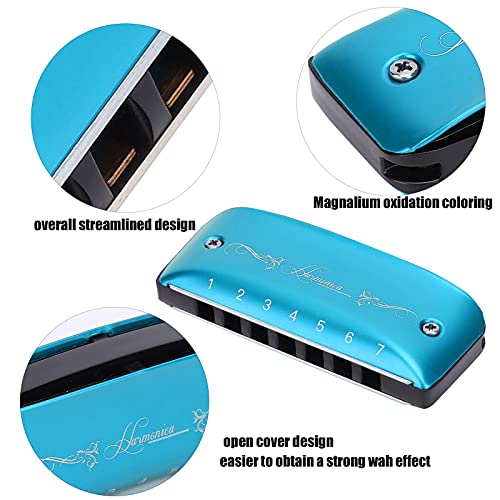 Harmonica,Mini Harmonica Magnalium Durable,Avec Capuchon Ouvert Facile À Transporter Harmonica À 7 Trous pour Instrument… - Les Beatles, Paul McCartney, John Lennon, RIngo Starr, George Harrison Harmonica,Mini Harmonica Magnalium Durable,Avec Capuchon Ouvert Facile À Transporter Harmonica À 7 Trous pour Instrument… – Image 4