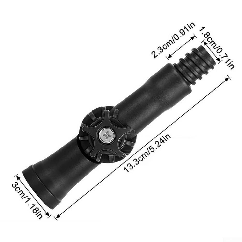 1 Perche télescopique de 1,8 mètre avec Joint articulé pivotant à 180 degrés pour Rouleau de Peinture et poignée d'outils de Nettoyage