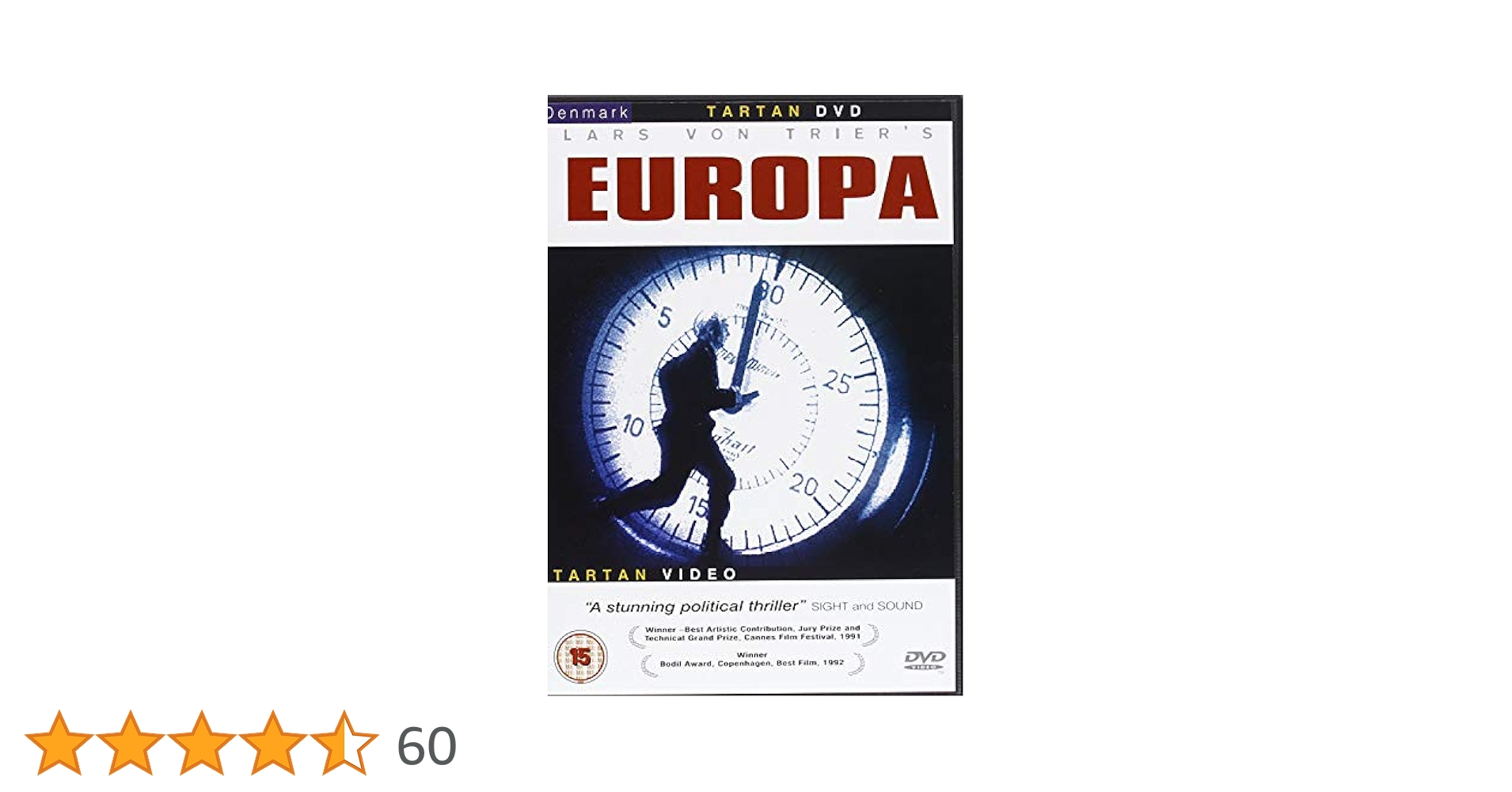 その他 Europa - European Tour [DVD] Poster: Zentropa (Europa, 1991): Lars Von Trier, original