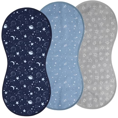 Hahafelt 3 Pcs Baby Changing Pad Liners,Starry Style,Multicolor