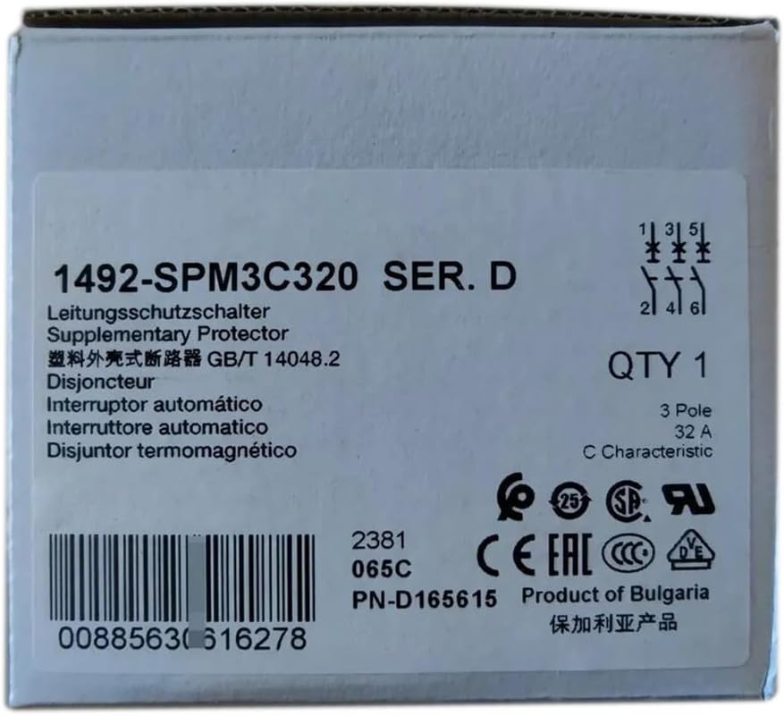 Disjoncteur 1492-SPM3C320 neuf et scellé boite protection 32A triphasé garantie 1 an