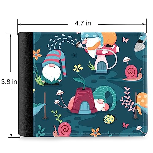 Front Pocket Slim Bifold Leather Wallet RFID Blocking with ID Window for Men / WB064522