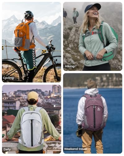 AiryLeben 25L Hiking Backpack with Rain Cover