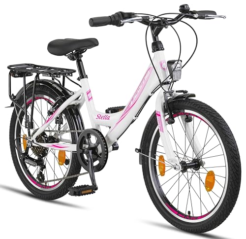 Licorne Bike Stella Premium City Bike 20 Zoll 6 Gang Shimano Fahrrad für...