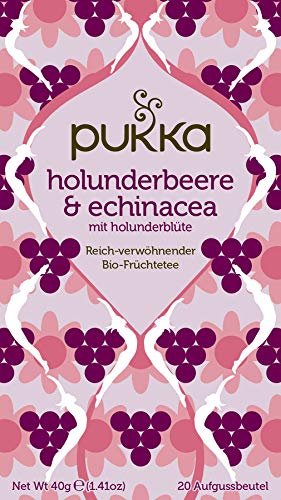 Pukka Bio Holunderbeere & Echinacea (6 x 20 Btl)