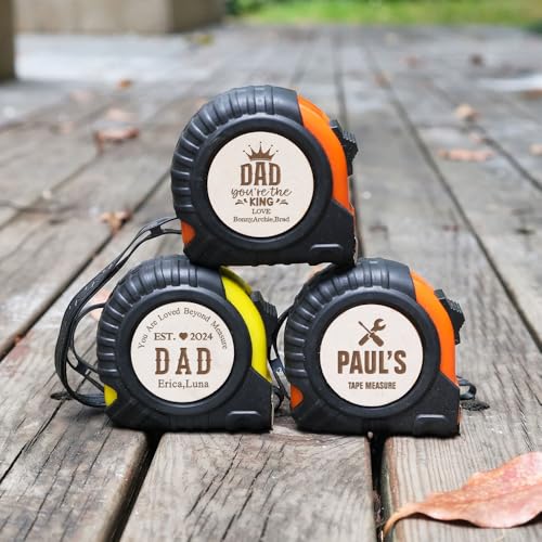 Cinta métrica personalizada para regalo de papá miniatura 2