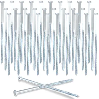 Tandefio 30 Packs Lag Bolt Screws 1/2