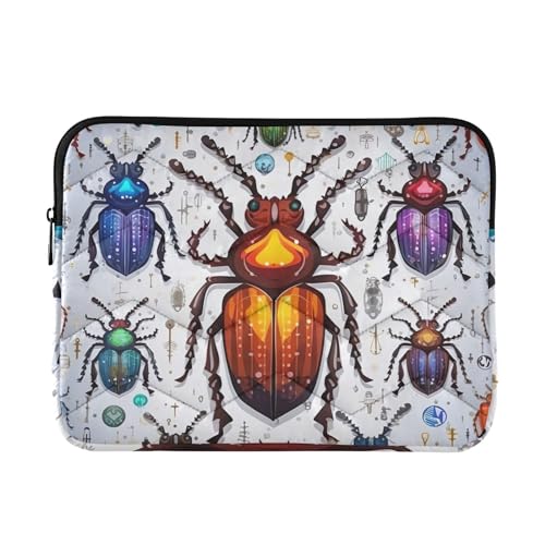 Funda para portátil Colorful Insect 13-14 pulgadas