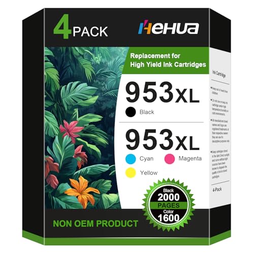 Cartouches Mutipack HP 953 XL encre compatible OfficeJet Pro 7740 8710 8715 8720 8210 7730 4 couleurs