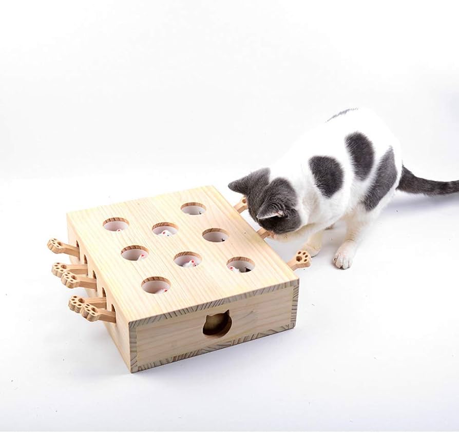 Amazon | 猫 おもちゃ もぐら 猫じゃらし モグラ叩き 猫遊び 猫