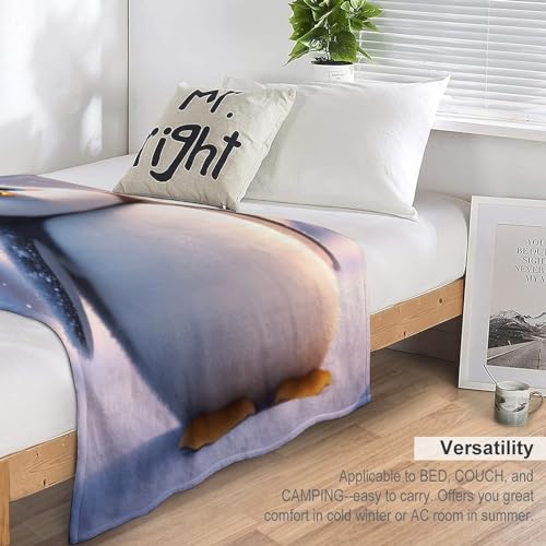 Couverture durable en flanelle supérieure motif pingouin pour fauteuil d'exception - 7