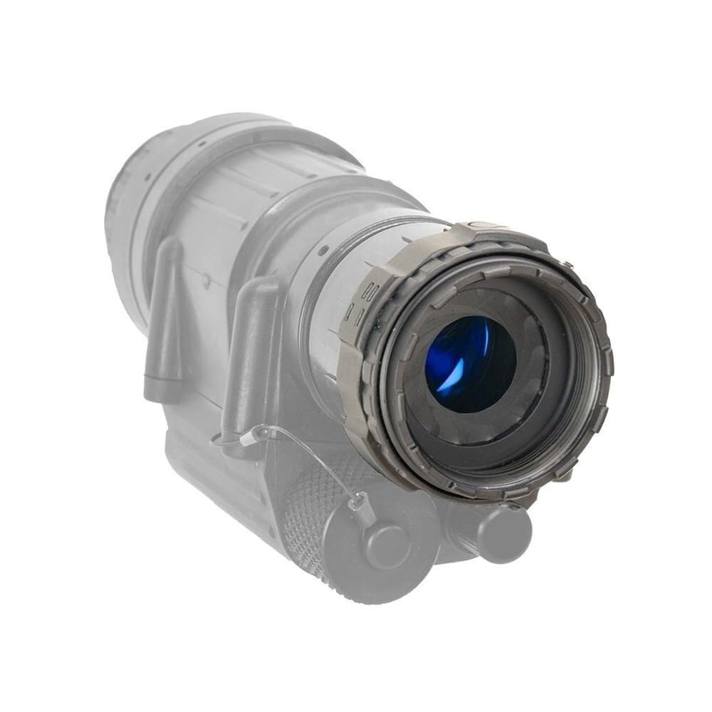 NVG Protection Lens Cover With Adjustable Iris For PVS-14/PVS-7/PVS-23 – Black, 6061-T6 Aluminum, O-Ring Sealed