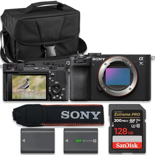 Image of Sony Alpha 7C II Full-Frame Interchangeable Lens Camera - Black (Value Bundle)
