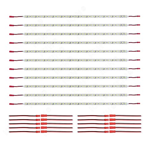 Tira LED rígida ICIH 10 pzas 50cm 7W Blanco cálido 3000K miniatura 2
