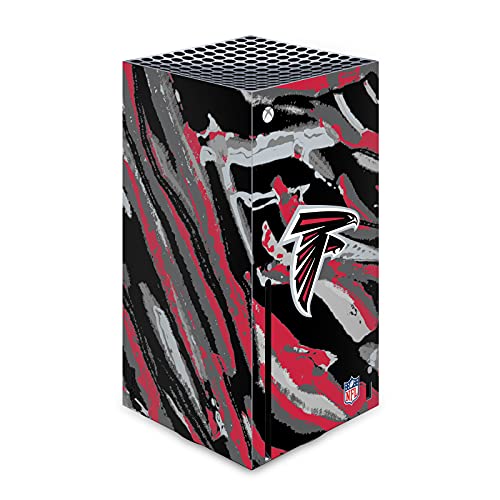 Peau autocollant Xbox Series X motif abstrait NFL Atlanta Falcons vinyle de protection jeu