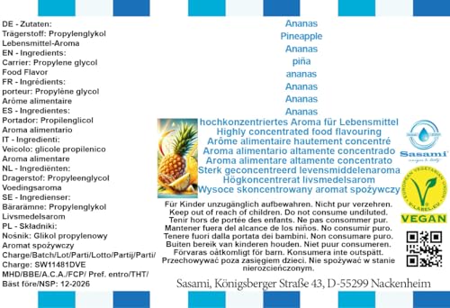Ananas arôme concentré pour e-liquide liquide diy pas cher 100 ml - 4