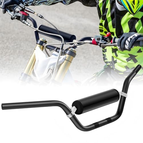 Datanly 7/8 22mm Dirt Bike Handlebars with Foam Pad Atv Motorcycle Handlebars for Motocross Atv Dirt Bike Ebike (Black)