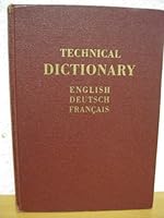 Technical Dictionary B0027EQM7C Book Cover