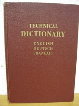 Hardcover Technical Dictionary [German] Book
