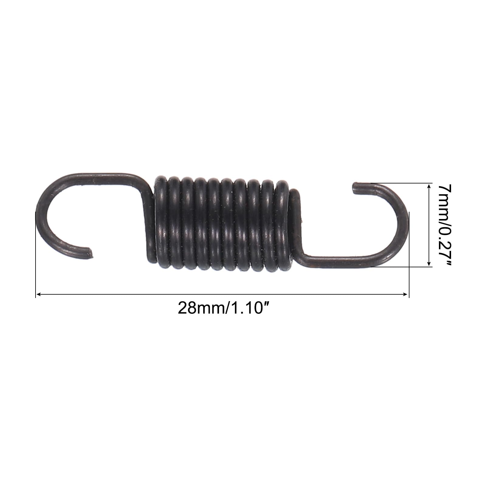QUARKZMAN Molla Per Porta Microonde – 4 Pezzi In Alluminio 7x25 Mm, Chiusura A Scatto Universale Per Forno E Stufa