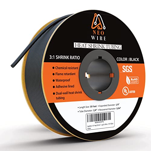 NeoWire Heat Shrink Tubing 1/4