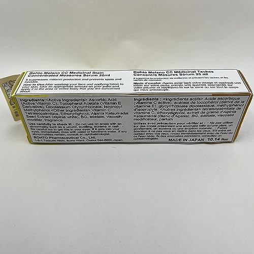 Rohto Melano CC Medicinal Stain Concentrated Measures Serum 20ml Blotting Paper Set