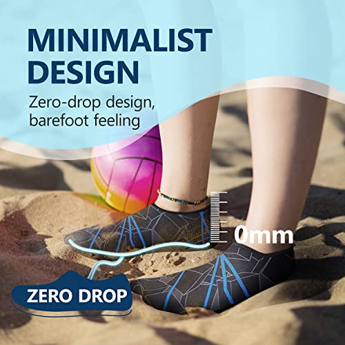 Image of JACKSHIBO Water Shoes for Women Men Quick-Dry Swim Shoes Beach Water Socks
