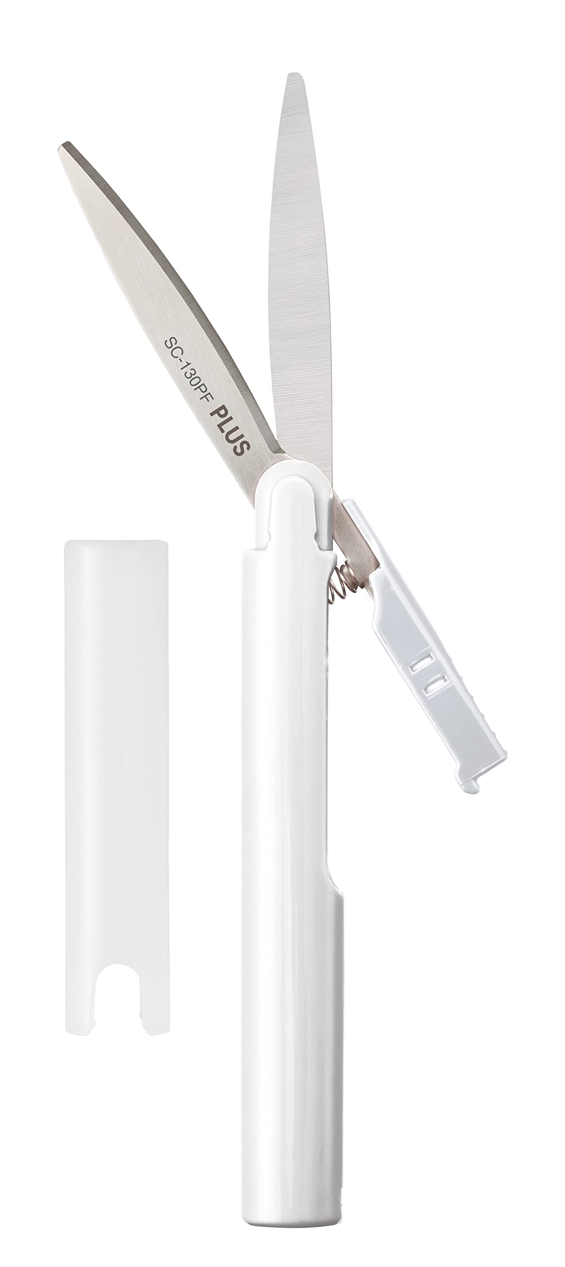 Forbici Da Viaggio A Forma Di Penna - Compatte, Antiaderenti, Con Sicurezza, Colore Bianco - Foto 13