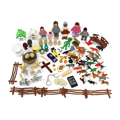 Sandtray Play Therapy Basic Starter Kit - 100+ Pieces Cover