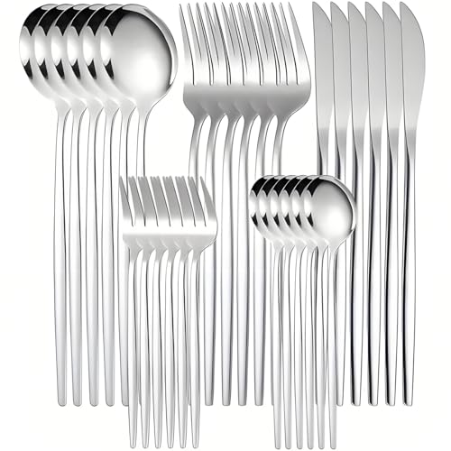 La Mejor Lista de Kostlich , listamos los 10 mejores. 42 Sugarzoon Juego de Cubertería de Acero Inoxidable 30 Piezas - Grado Alimenticio para 6 Personas, con Cuchillo Normal, 2 Tenedores y 2 Cucharas para Lavavajillas y Resistente a la...