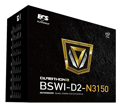 ECS II bswi-d2-j3060 Dual Core 1.6  2.5 GHz CPU HD 5.1 CH LAN HDMI VGA eMMC encabezado WHQL