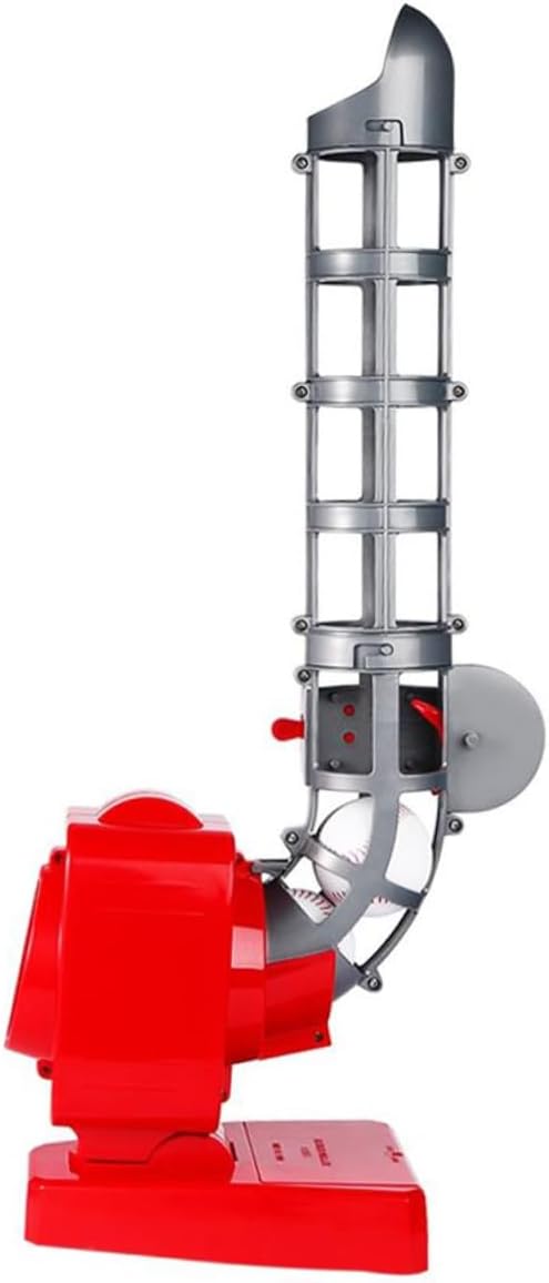 Automatic Baseball Launcher with Bat and Safe Balls Portable Self-Motion Pitching Machine for Indoor Outdoor Training and Batting Practice